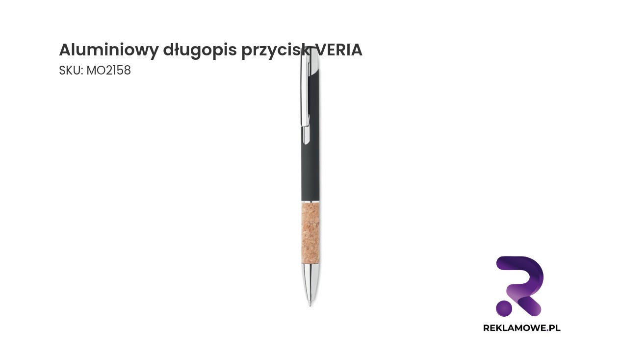 Aluminiowy długopis przycisk VERIA Aluminiowy długopis przycisk VERIA