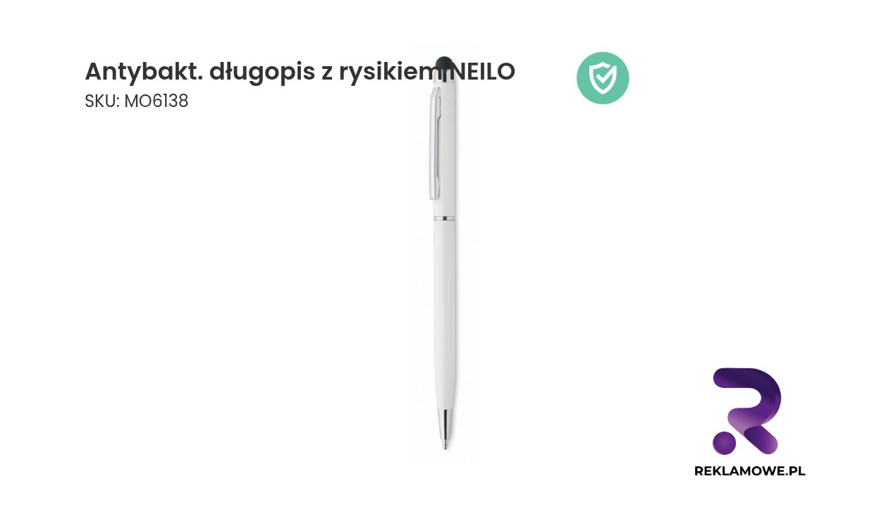 Antybakteryjny długopis z rysikiem NEILO