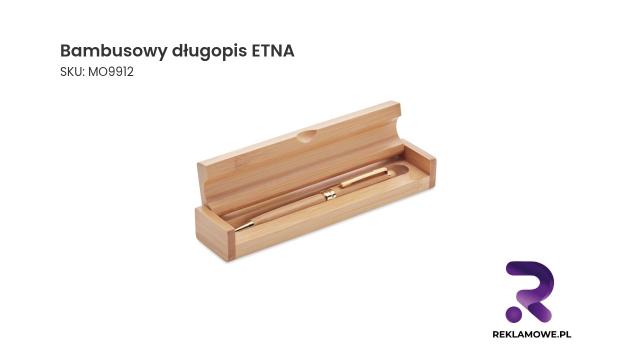 Ekologiczny bambusowy długopis ETNA
