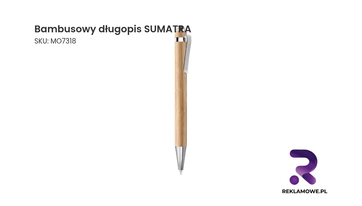 Ekologiczny bambusowy długopis SUMATRA