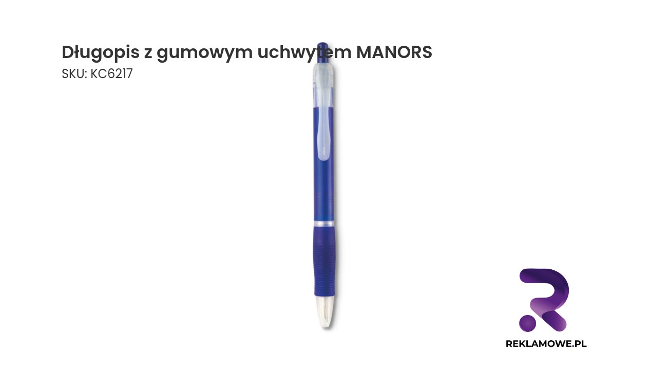 Długopis MANORS z gumowym uchwytem