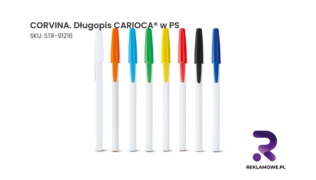 CORVINA. Długopis CARIOCA® w PS Długopis CARIOCA model CORVINA wykonany z PS