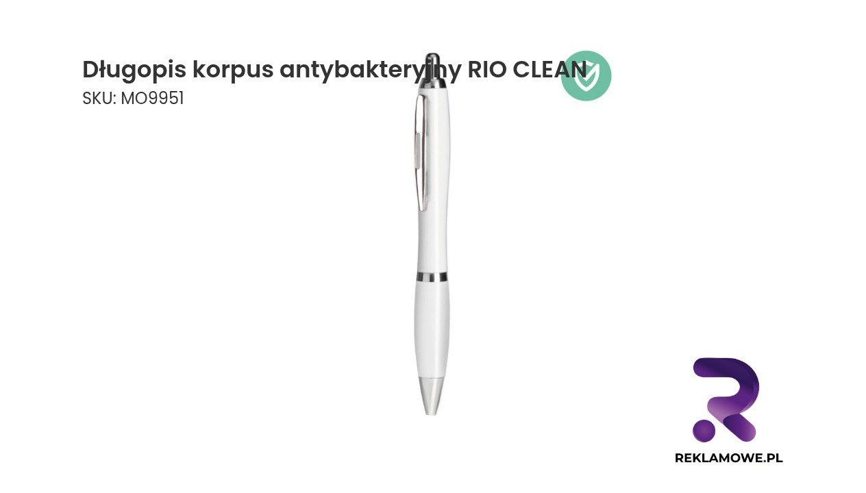 Długopis z antybakteryjnym korpusem RIO CLEAN