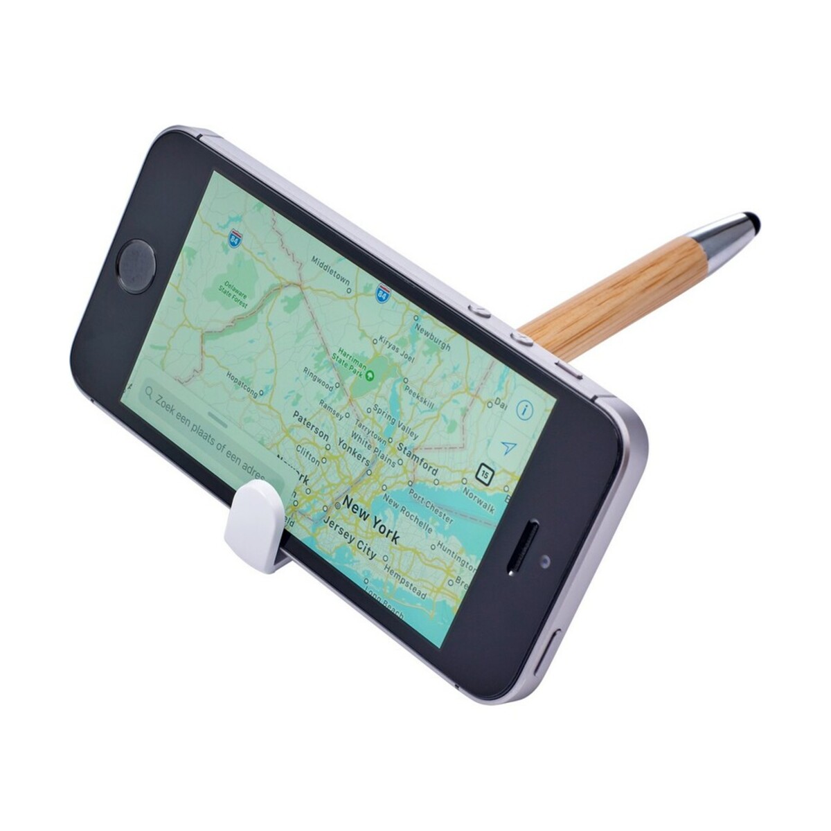 Bambusowy długopis, touch pen, stojak na telefon V1929-02_AAA02