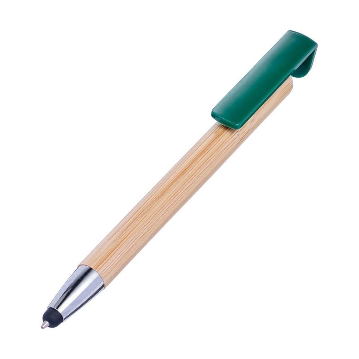 Bambusowy długopis, touch pen, stojak na telefon V1929-02_AAA02