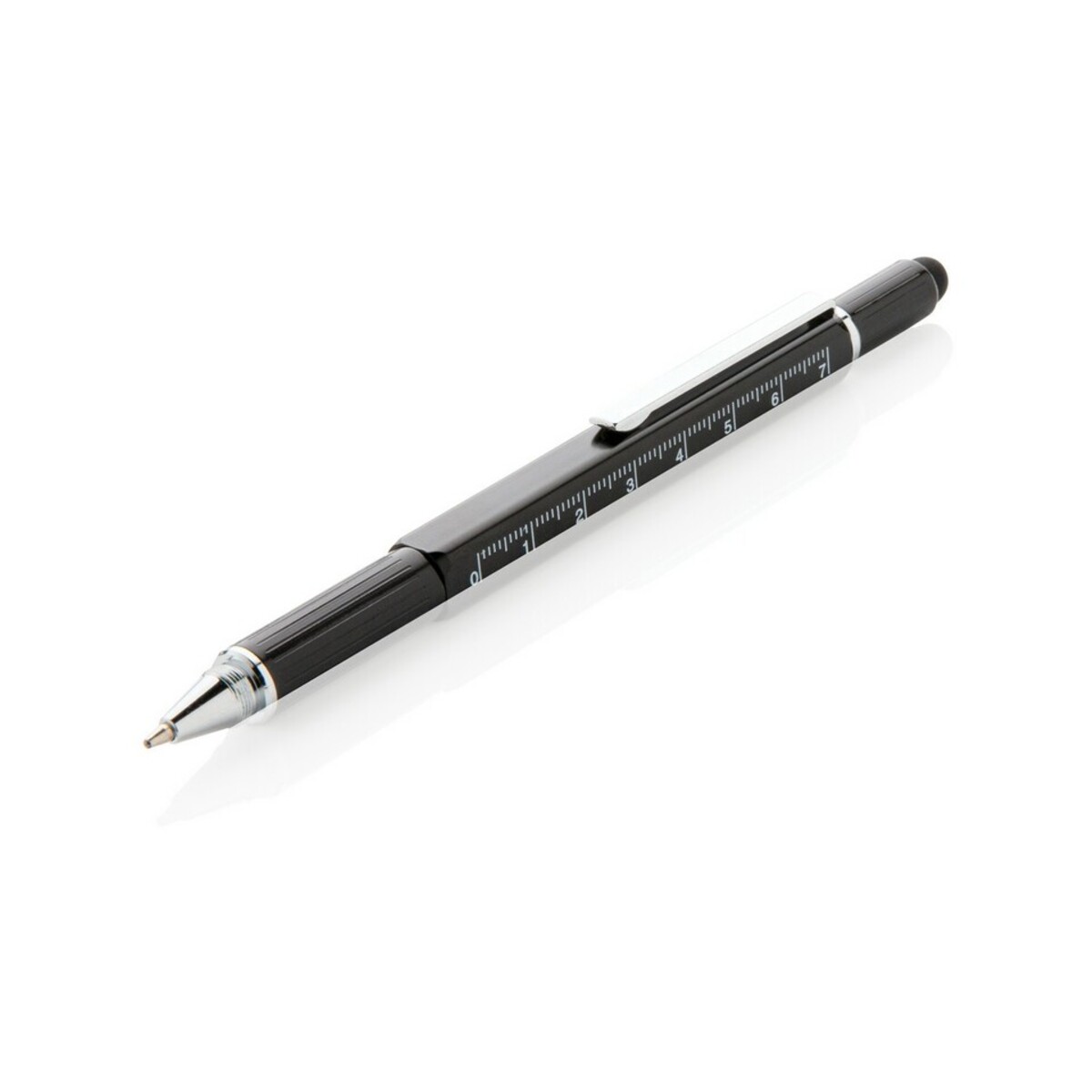Długopis wielofunkcyjny, linijka, poziomica, śrubokręt, touch pen V1996-02_AAA01