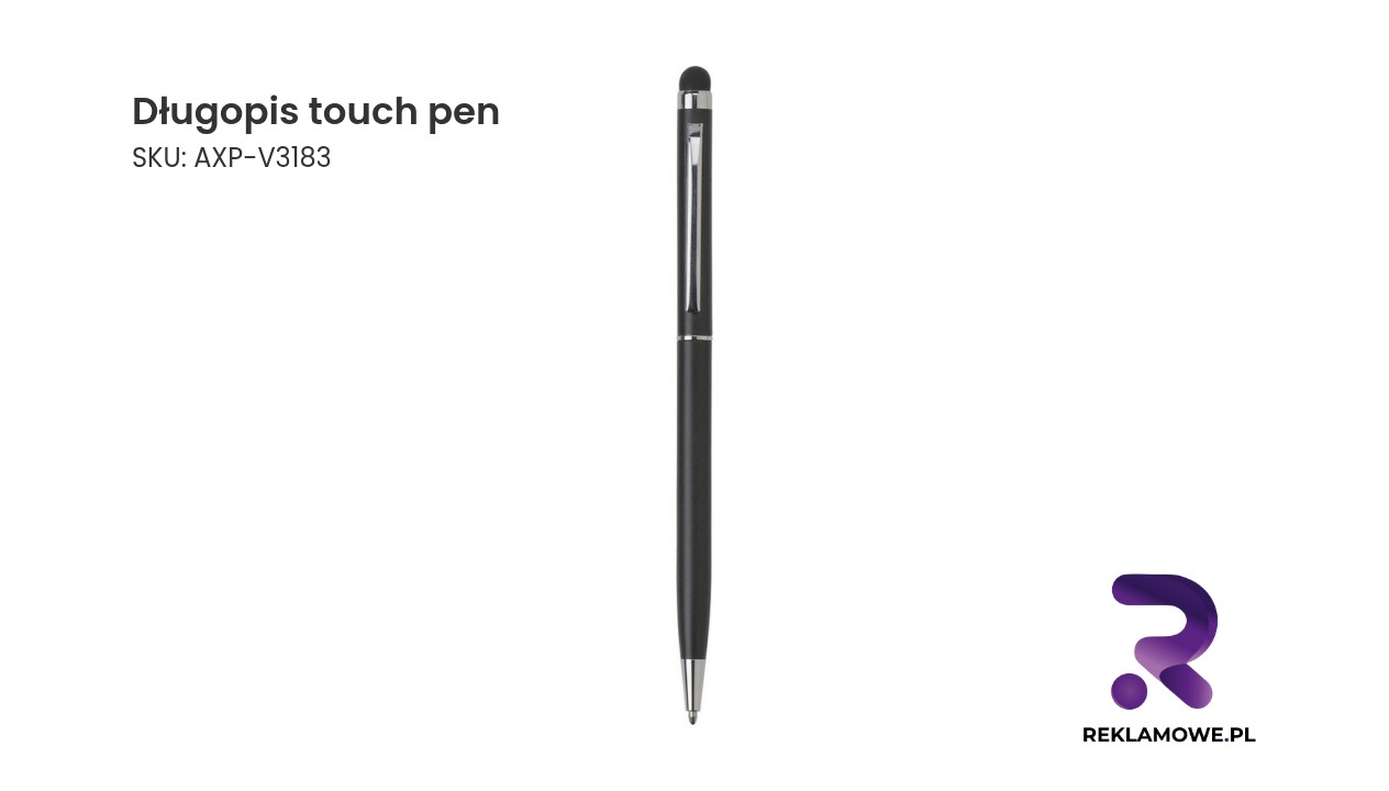 Długopis touch pen – stylowy długopis z końcówką do ekranów dotykowych