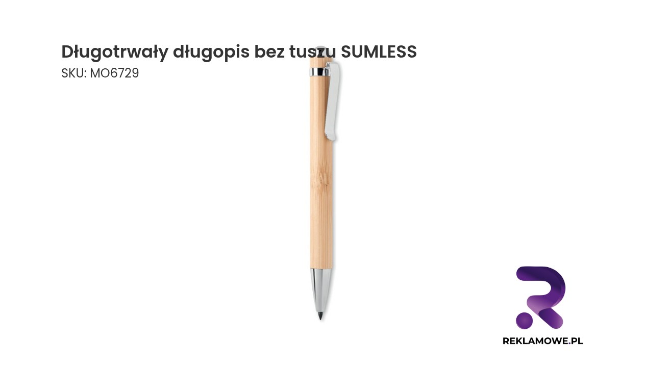 Długotrwały długopis bez tuszu SUMLESS Długotrwały długopis bez tuszu marki SUMLESS