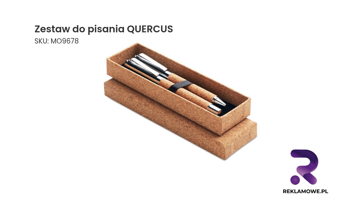 Zestaw do pisania QUERCUS – elegancki komplet piśmienniczy
