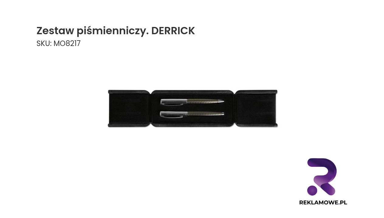 Zestaw piśmienniczy DERRICK – elegancki komplet do pisania